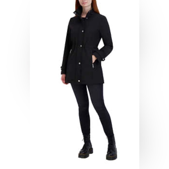 Nautica Women's Black Soft-shell Rain Jacket size XXL - Picture 4 of 13